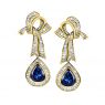 Earrings Other 17.5ct Sapphire & 11 ct Diamonds